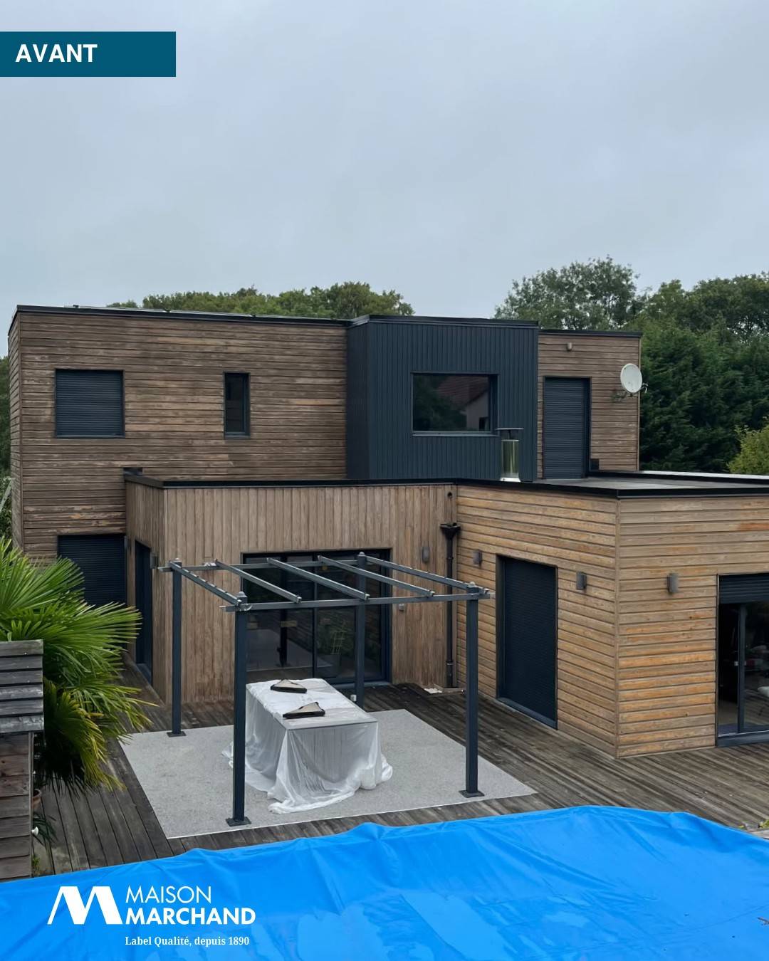 Rénovation de façade en bois aux alentours de Dieppe