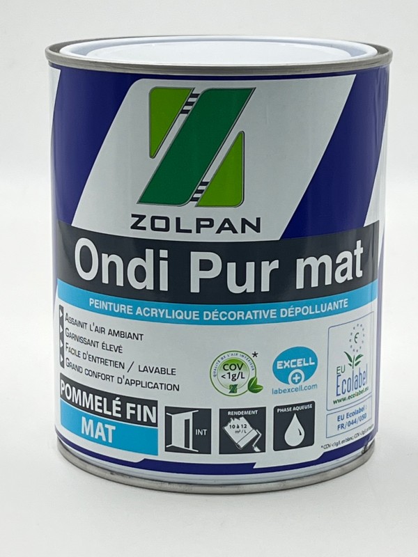 Acheter de la peinture intérieure écologique avec la gamme Ondipur de chez Zolpan