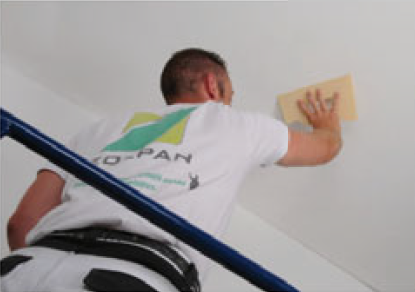 Rénover un plafond avec des microfissures à proximité de Montivilliers 76