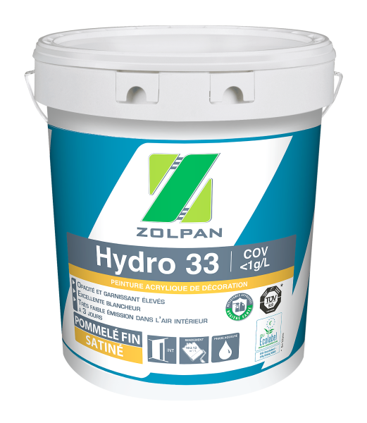 peinture écologique Zolpan acrylique, mat, velours, satin ou brillante  nf environnement, Ecolabel, biosourcée, Hydro, Bioalkyd,